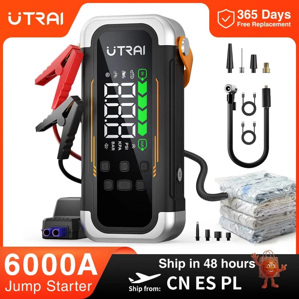 UTRAI 5-in-1 Jump Starter Review: One Device, Five Functions