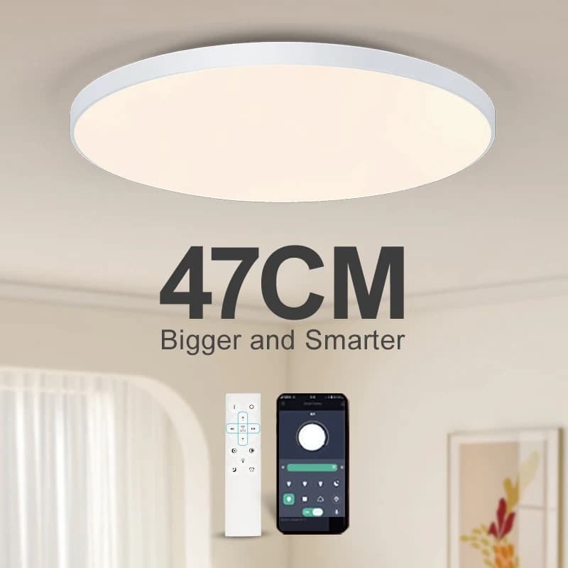 מנורת תקרה MARPOU LED עם שלט: שווה ₪80?
