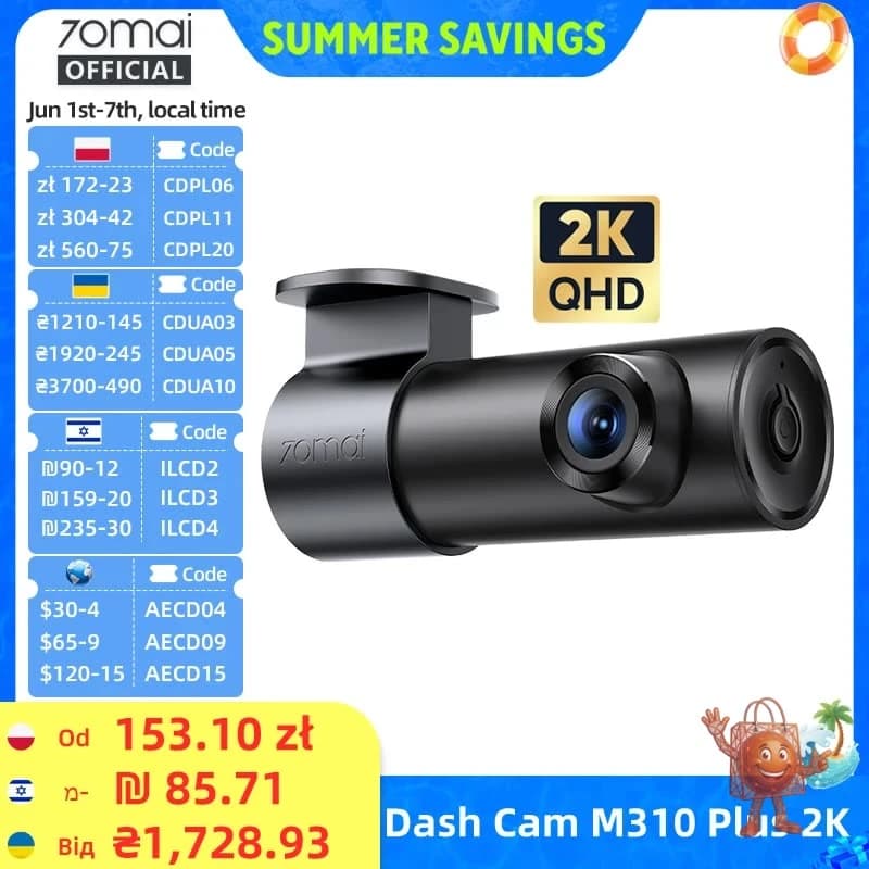 70mai M310 Plus 2K Dash Cam: Worth It Under $35?