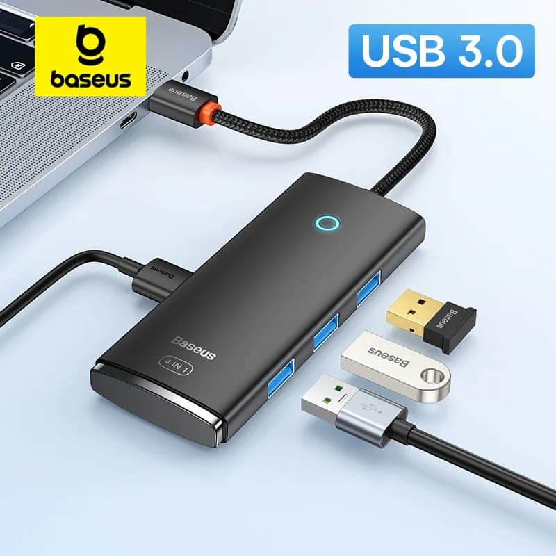 Baseus 4-Port USB-C Hub Review: Worth It at $16?