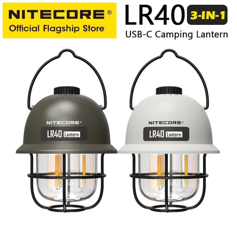 NITECORE LR40: מנורת קמפינג שאפשר לסמוך עליה?