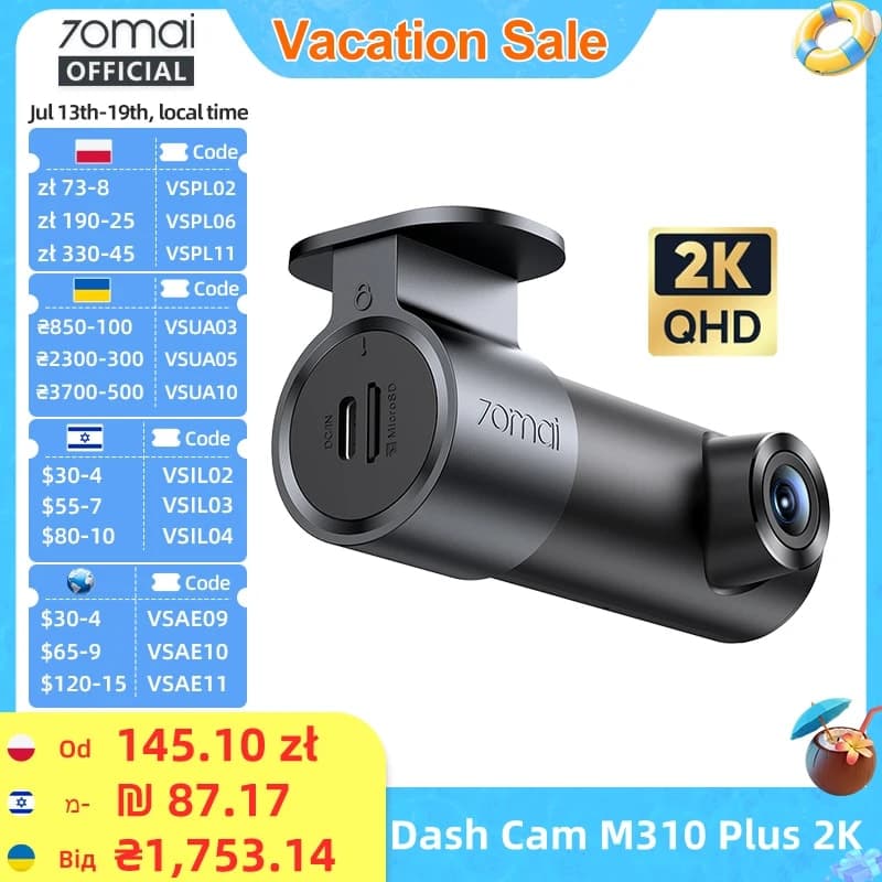 70mai M310 Plus 2K Dash Cam Review: Worth It at $34?