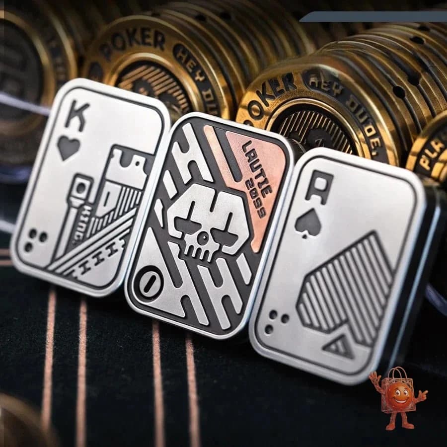 Fidget metálico de póker por €4: ¿vale la pena?