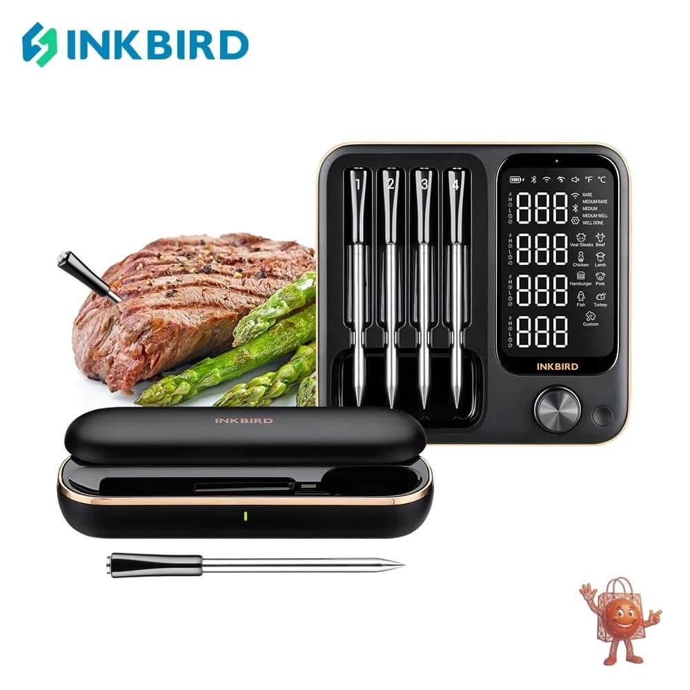 INKBIRD INT-14-BW: מד חום אלחוטי לבשר - בדקתי בשבילכם