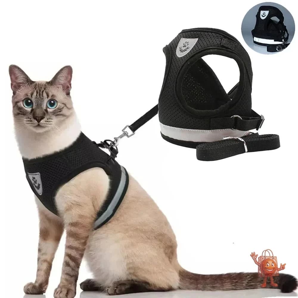 Arnés reflectivo para gatos que no pueden escapar - €4
