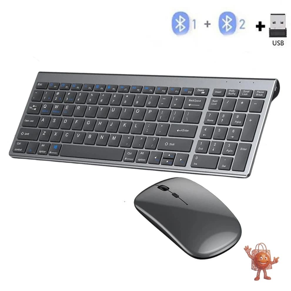 Teclado inalámbrico Bluetooth con ratón por menos de €28