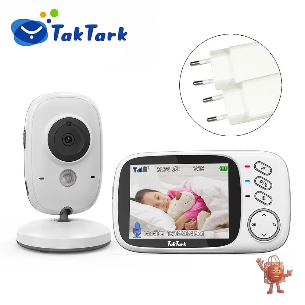 Taktark 3.2" Wireless Baby Monitor: Honest Review at $44