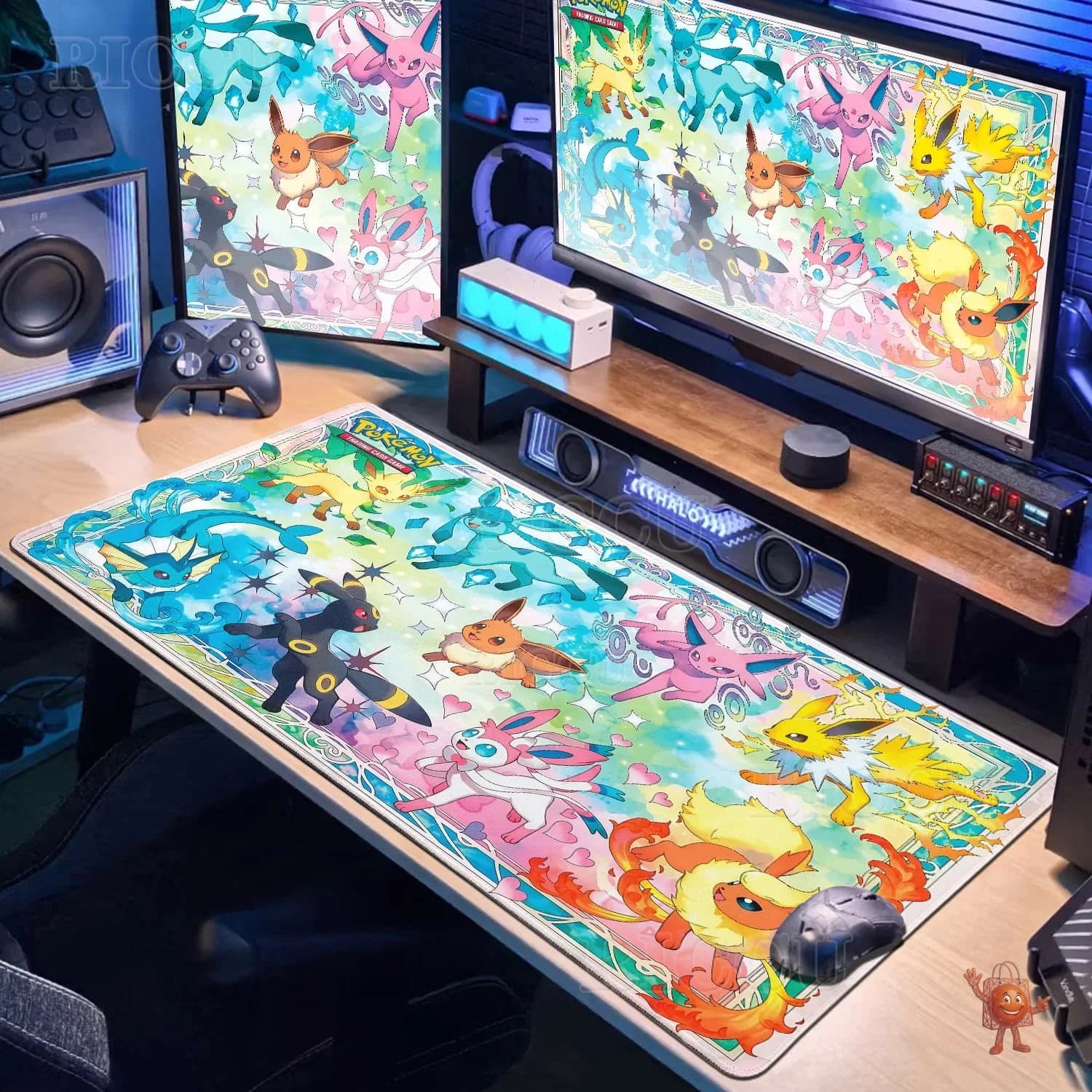 A $9 XXL Eevee Desk Mat: Surprisingly Hard to Dismiss